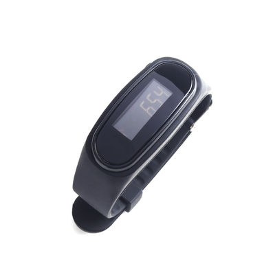 Silikon band fitness voetmeter horloge met ingestelde gewicht stap tel
