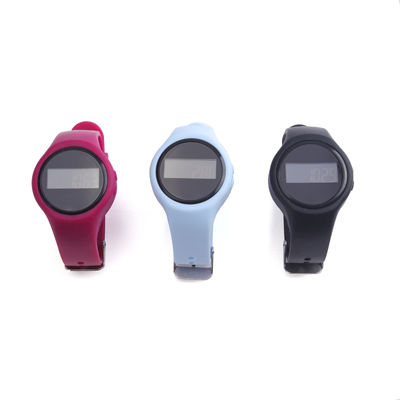 Gepersonaliseerde stappen tellen polsband met Silica Gel Riem ABS Case Unisex