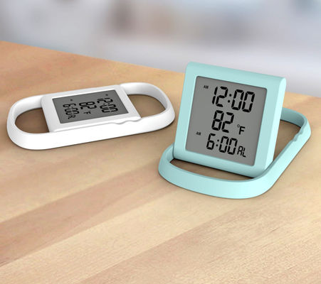 Multifunktioneel telefoonhouder Led Display Clock met temperatuur en elektronische beweging