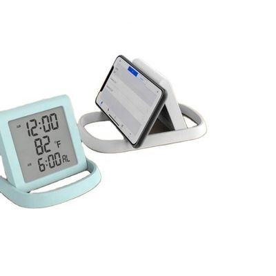 Multifunktioneel telefoonhouder Led Display Clock met temperatuur en elektronische beweging