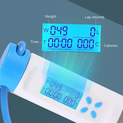Fitness springtouw Unisex 157 G Home Exercise Gewichtgeschroefde snelheid Springtouw Met teller en slimme draadloos