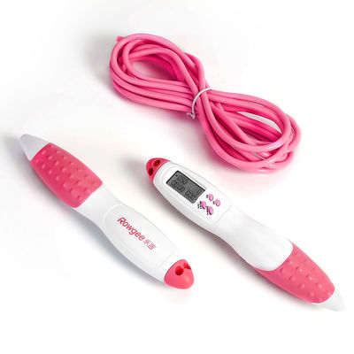 Fitness springtouw Verstelbaar 2,5 M Roze springtouw Voor hoge en lage intensiteit aerobe oefening JP-100