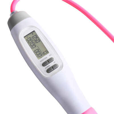 Fitness springtouw 2.8m Turn Count Time Setting ASJ-01 Pink Fat Loss springtouw voor commercieel in Home Gym