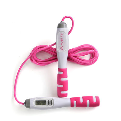 Digitale springtouw tangle-free zacht kralen touw met comfortabel golvend handvat en verstelbare lengte voor fitnessactiviteiten Verzendkosten