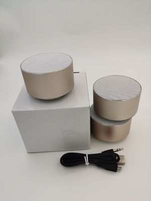 Gepersonaliseerd logo Ronde Mini Draagbare Bluetooth-luidspreker Kubus Draadloze luidspreker
