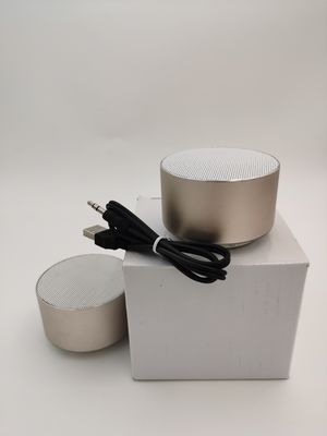 Gepersonaliseerd logo Ronde Mini Draagbare USB Bluetooth-luidspreker Kubus Draadloze luidspreker