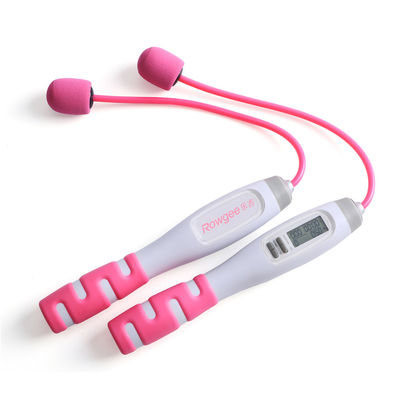 Fitness springtouw 2.8m Turn Count Time Setting ASJ-01 Pink Fat Loss springtouw voor commercieel in Home Gym