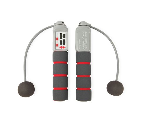 Fitness springtouw Unisex 157 G Home Exercise Gewichtgeschroefde snelheid Springtouw Met teller en slimme draadloos