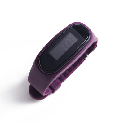 Silikon band fitness voetmeter horloge met ingestelde gewicht stap tel
