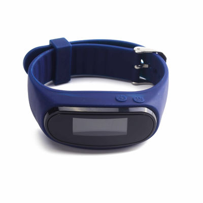 FCC-compliant fitness voetmeter horloge kleurrijke siliconen armband