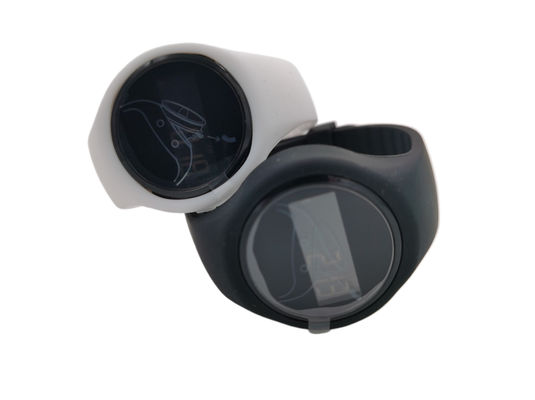 Aanpassing Mans Step Tracker Horloge Met Silicone Riem ABS Silica Gel Unisex
