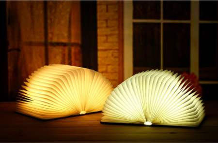Led USB opladen verschillende creatieve vormen houten boekenlampen gemakkelijk te gebruiken