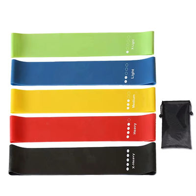 Sport Yoga Mini Butt Strength Customized Latex Oefening Resistance Fitness Loop Bands Set