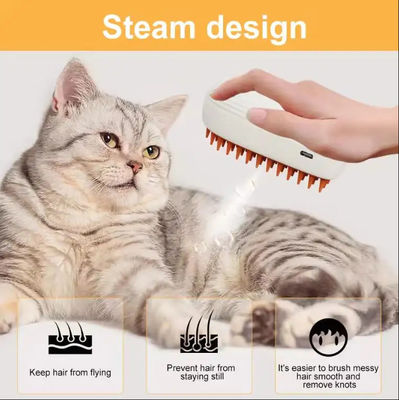 3-in-1 Cat Steam Brush Hot Sale Voor Huisdieren Verzorging Water Spray Haarverwijder Lichte Reiniging