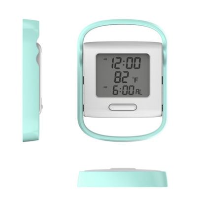 Gepersonaliseerde Plastic Digital Led Clock Met Moderne Zonsopgang Alarm