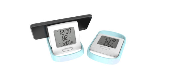 Gepersonaliseerde Plastic Led Display Clock Met Moderne Zonsopgang Alarm