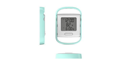 Gepersonaliseerde Plastic Led Display Clock Met Moderne Zonsopgang Alarm