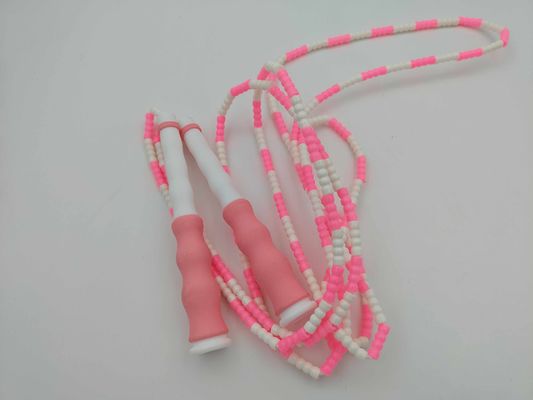 Roze kleur Unisex bamboe Sport Springtouw Oefening Springtouw Voor Kind Tiener