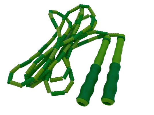 Groene kleur Unisex bamboe binnenshuis Springtouw Oefening Springtouw Voor Kind Tiener
