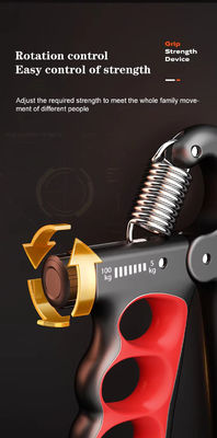 Vijfvingerversterker Handle Fitness Krachttraining Draagbare metaal siliconen armtraining Gepersonaliseerd logo