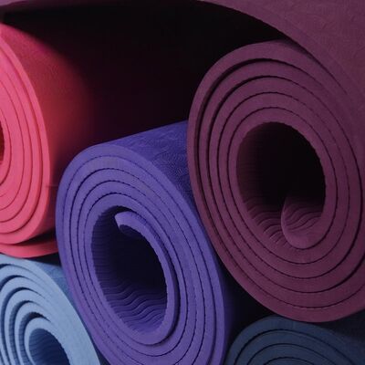 Hoogwaardige TPE-yoga mat met uitzonderlijke stabiliteit en veerkrachtige kussens