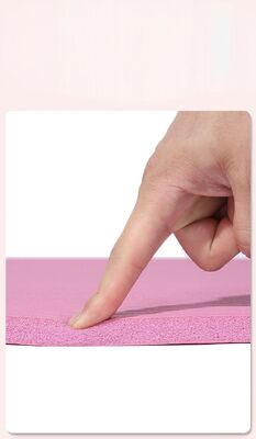 PVC yoga mat gemaakt van hoog elastisch, milieuvriendelijk materiaal perfect voor yoga fitness sessies dutje en lang zitten beschikbaar