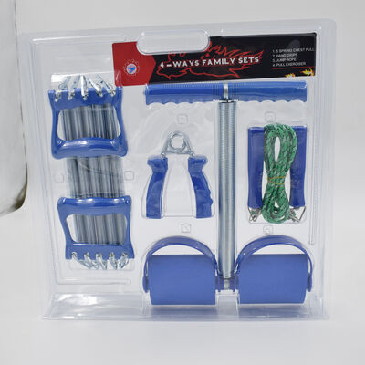 Volledige thuisworkout set Pedal Resistance Trainer Spring Rope Hand Grip veelzijdige fitness gereedschappen voor Arm Leg Core training op elk moment en overal