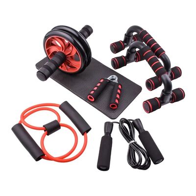 Alles-in-één fitnesskit voor thuisworkouts, inclusief core trainers en trainingsaccessoires