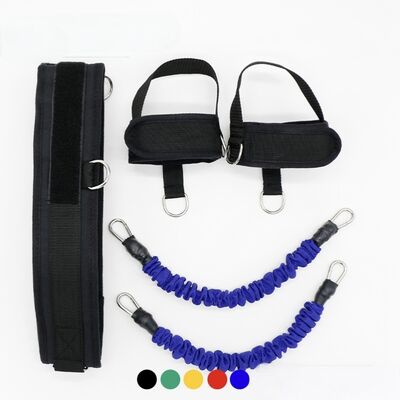 Complete elastische oefenbandenset voor workouts thuis en in de sportschool