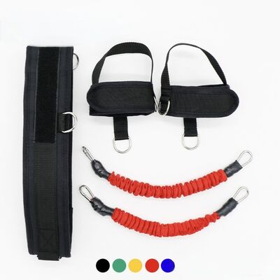 Complete elastische oefenbandenset voor workouts thuis en in de sportschool