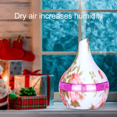 Multifunctioneel diffusor met vochtigheidscontrole en LED-verlichtingsopties