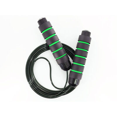 Gepersonaliseerd logo fitness spring touw professionele met 325g gewicht en zwarte kleur
