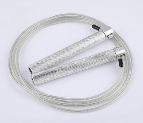 3m verstelbare stalen draad + PVC gewicht snelheid spring touw voor thuis fitness