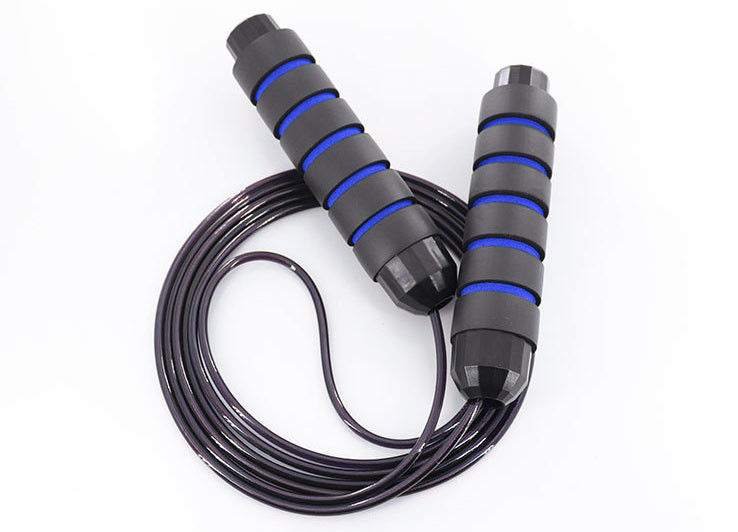 Gepersonaliseerd logo fitness spring touw professionele met 325g gewicht en zwarte kleur