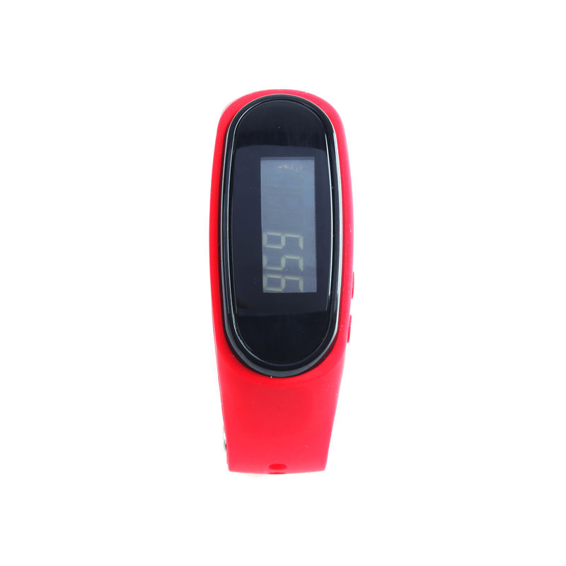 L24*Dia 3.7cm 3D Fitness Pedometer Horloge Met Calorie Verbrand Afstand Tijd Display