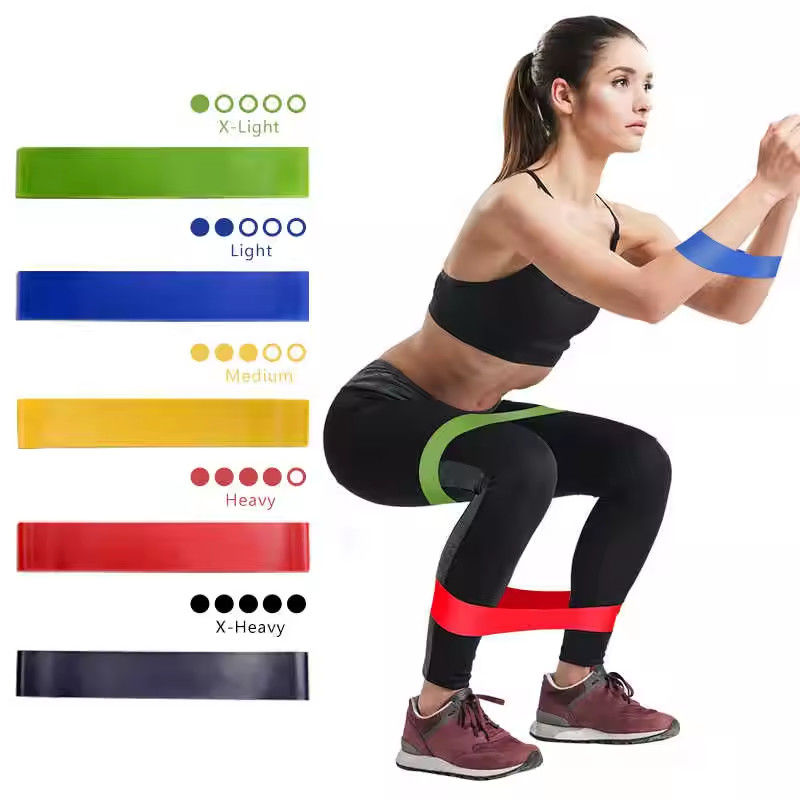 Sport Yoga Mini Butt Strength Customized Latex Oefening Resistance Fitness Loop Bands Set